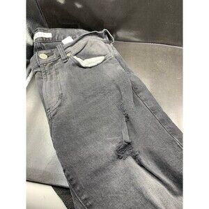 PacSun Black stacked skinny Ripped Jeans Size 30x32